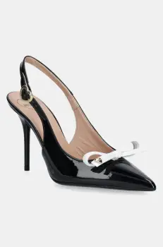 Love Moschino pantofi cu toc culoarea negru, JA10069G1MIH100A imagine