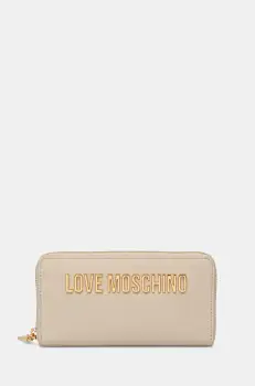 Love Moschino portofel femei, culoarea bej, JC5611PP1 imagine