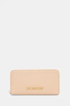 Love Moschino portofel femei, culoarea bej, JC5700PP1 imagine