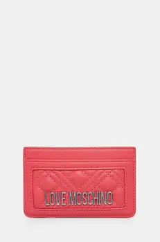 Love Moschino portofel femei, culoarea roz, JC5659PP0MLA0615 imagine