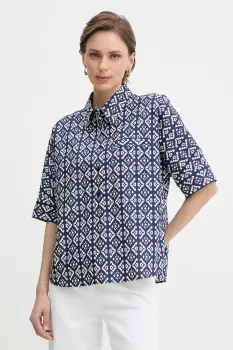 Luisa Spagnoli bluza tip camasa de dama din bumbac Bilancina imagine