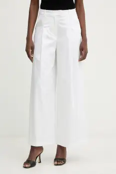 Luisa Spagnoli pantaloni pentru femei, din bumbac Angelina imagine