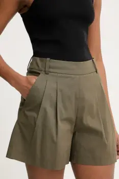 Luisa Spagnoli pantaloni scurti de dama din bumbac cu elastan Altalena imagine