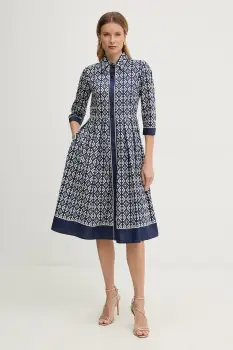 Luisa Spagnoli rochie bumbac Pagliolo imagine