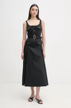 Luisa Spagnoli rochie evazata cu bumbac Poltrona imagine