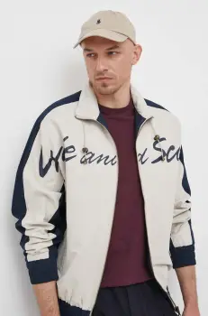 Lyle & Scott geaca barbati, culoarea albastru marin, de tranzitie imagine