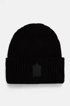 MACKAGE caciula de lana culoarea negru, de lana, din tricot gros, JUDE-MZ imagine