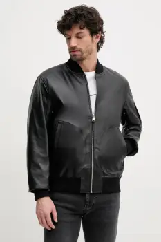 MACKAGE geaca bomber cu doua fete culoarea negru, de tranzitie, EASTON.SA imagine