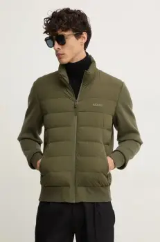 MACKAGE geaca din amestec de lana culoarea verde, de tranzitie, HANEY-CITY imagine