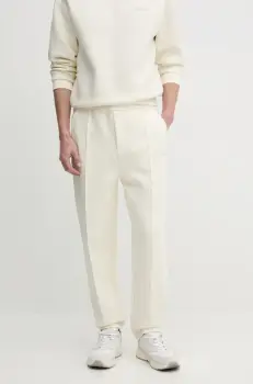 MACKAGE pantaloni de trening barbati, culoarea bej, neted, JAMIL.R imagine