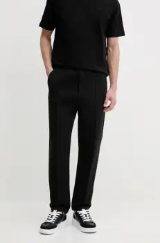 MACKAGE pantaloni de trening barbati, culoarea negru, neted, JAMIL.R imagine