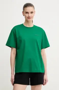 MACKAGE tricou din bumbac femei, culoarea verde, TEE.W imagine