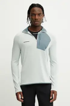 Mammut hanorac Aenergy Light culoarea verde, cu imprimeu, 1014-05521 imagine