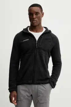 Mammut hanorac in aer liber Falera Pro culoarea negru, cu gluga, uni, 1014.06440 imagine