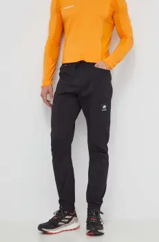 Mammut pantaloni de exterior Massone Light culoarea negru imagine