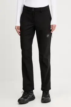 Mammut pantaloni sport Runbold Winter culoarea negru, drept, medium waist, 1021.01390 imagine