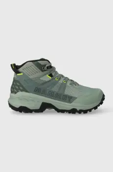 Mammut pantofi Sertig II Mid GTX femei, culoarea verde imagine
