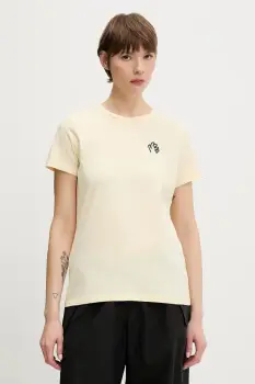 Mammut tricou din bumbac Massone culoarea bej, 1017-05244 imagine