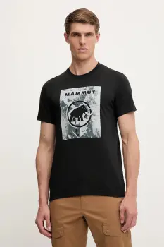 Mammut tricou sport Trovat culoarea negru, cu imprimeu, 1017-06470 imagine