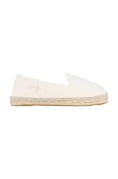 Manebi espadrile Flat Espadrilles culoarea alb, O 7.0 N0 imagine