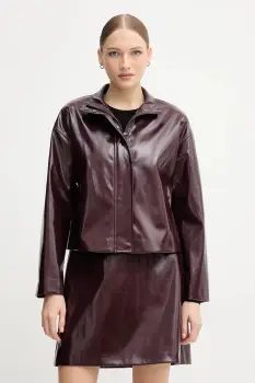 Marc Aurel geaca culoarea bordo, de tranzitie, oversize, 3949-2020-93454 imagine