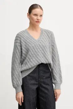 Marc Aurel pulover din amestec de lana culoarea gri, 8042-8000-82096 imagine