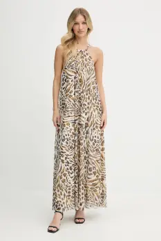 Marc Aurel rochie culoarea bej, maxi, evazati, 6549-7020-73854 imagine