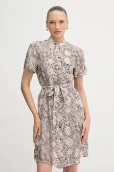 Marc Aurel rochie culoarea bej, mini, drept, 6541-1000-93417 imagine