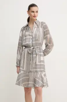 Marc Aurel rochie culoarea bej, mini, evazati, 6535-1010-93383 imagine