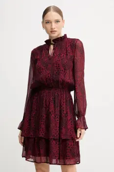 Marc Aurel rochie culoarea rosu, mini, evazati, 6572-1010-93471 imagine