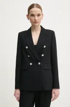 Marc Aurel sacou culoarea negru, cu doua randuri de nasturi, neted, 3903-7020-93391 imagine