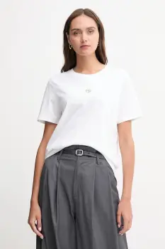 Marc Aurel tricou din bumbac culoarea alb, 7718-7000-73881 imagine