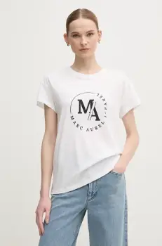 Marc Aurel tricou femei, culoarea alb, 7635-7000-73814 imagine