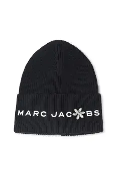 Marc Jacobs caciula de bumbac pentru copii culoarea negru, W60675 imagine