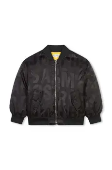 Marc Jacobs geaca bomber pentru copii culoarea negru, W60272 imagine