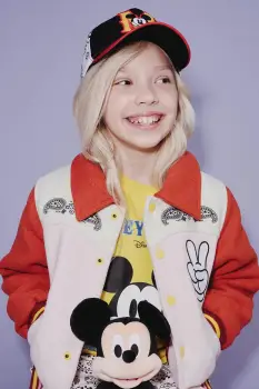 Marc Jacobs geaca copii culoarea rosu, W60576 imagine