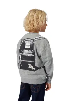 Marc Jacobs hanorac de bumbac pentru copii culoarea gri, cu imprimeu, W60623 imagine