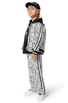 Marc Jacobs pantaloni de trening din bumbac pentru copii culoarea alb, modelator, W60468 imagine