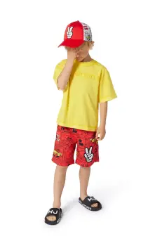 Marc Jacobs pantaloni scurti de baie copii x Disney culoarea roz, W60505 imagine