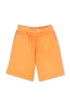 Marc Jacobs pantaloni scurti din bumbac pentru copii culoarea portocaliu, neted, W60478 imagine