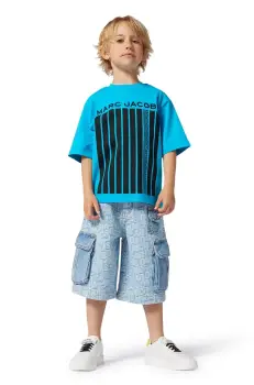 Marc Jacobs pantaloni scurti din denim pentru copii W60489 imagine
