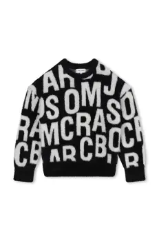 Marc Jacobs pulover copii culoarea negru, W60313 imagine