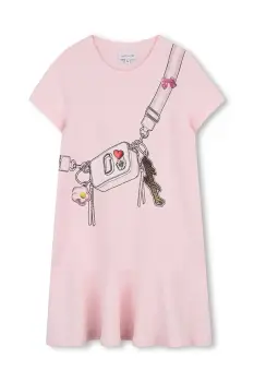 Marc Jacobs rochie din bumbac pentru copii imagine