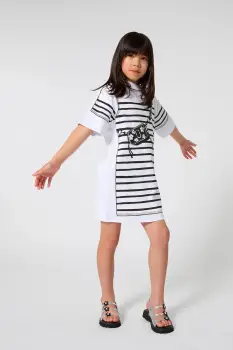 Marc Jacobs rochie din bumbac pentru copii imagine