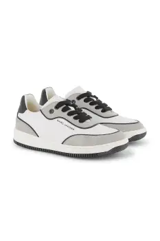 Marc Jacobs tenisi din piele copii culoarea alb, W60672 imagine