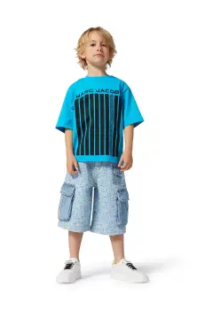 Marc Jacobs tricou de bumbac pentru copii cu imprimeu, W60451 imagine