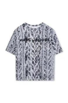 Marc Jacobs tricou de bumbac pentru copii cu model, W60707 imagine
