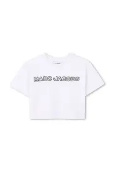 Marc Jacobs tricou de bumbac pentru copii culoarea alb, W60461 imagine