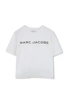 Marc Jacobs tricou de bumbac pentru copii culoarea alb, W60463 imagine