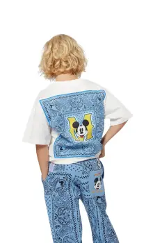 Marc Jacobs tricou de bumbac pentru copii culoarea bej, cu imprimeu, W60692 imagine